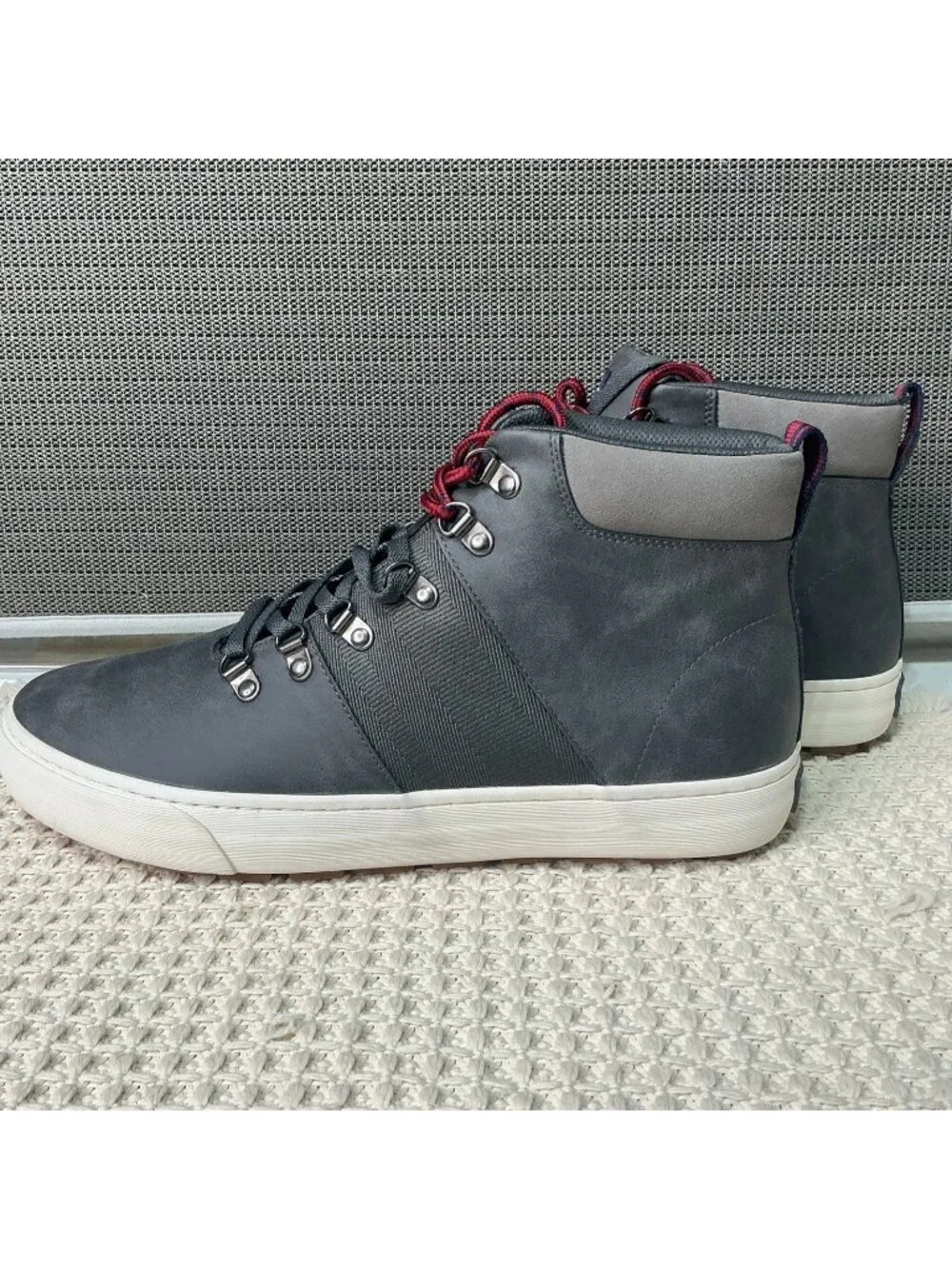 Ben Sherman Men's Harvey High Top Sneakers Size 11 Gray Lace Up Casual